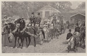 De bloemenparade in de botanische tuinen, Regent